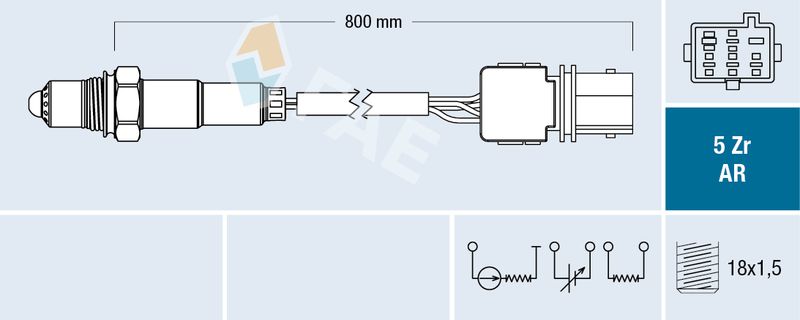FAE 75095 Lambda Sensor