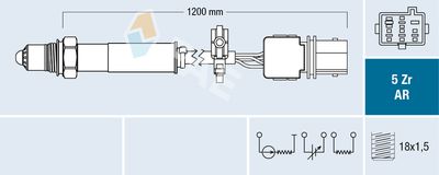 Lambda Sensor FAE 75105