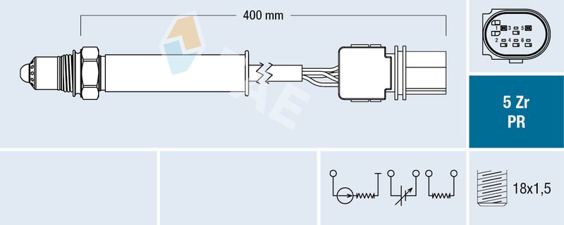 FAE 75128 Lambda Sensor