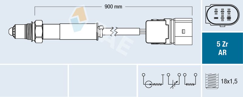 FAE 75155 Lambda Sensor