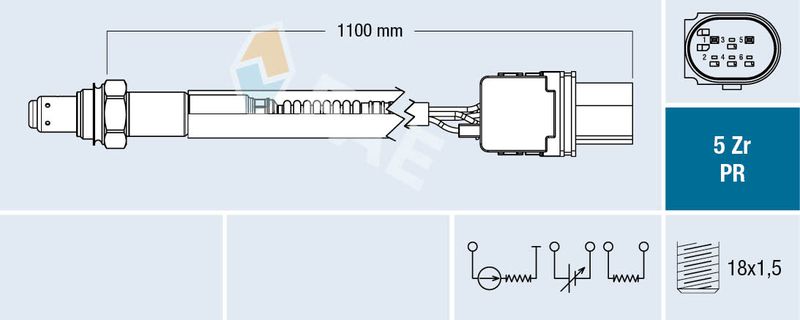 FAE 75156 Oxygen Sensor