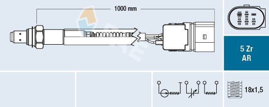 FAE 75162 Lambda Sensor