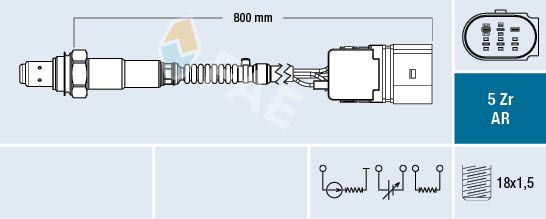FAE 75355 Lambda Sensor