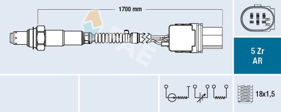 FAE 75363 Lambda Sensor