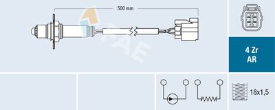 Lambda Sensor FAE 75606