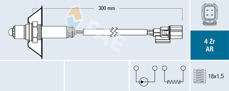 FAE 75608 Lambda Sensor