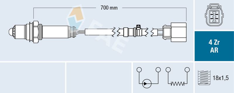 FAE 75609 Lambda Sensor