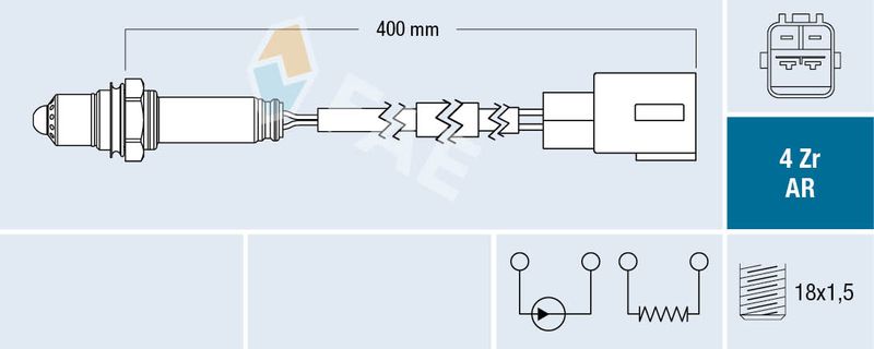 FAE 75617 Lambda Sensor