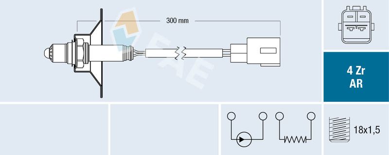 FAE 75620 Lambda Sensor