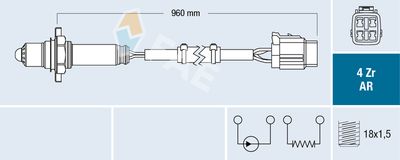 Lambda Sensor FAE 75631