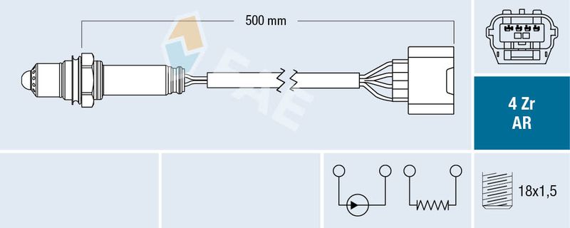 FAE 75633 Oxygen Sensor