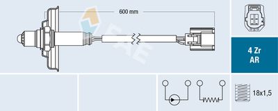 Lambda Sensor FAE 75636