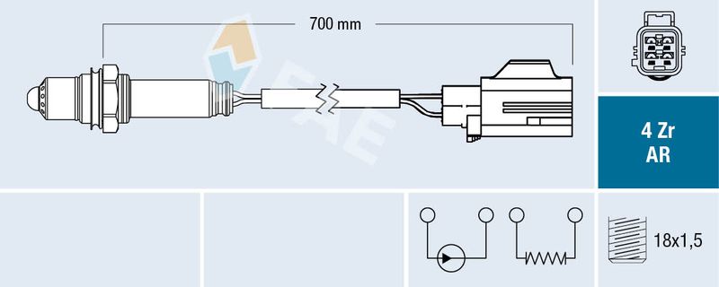 FAE 75637 Lambda Sensor
