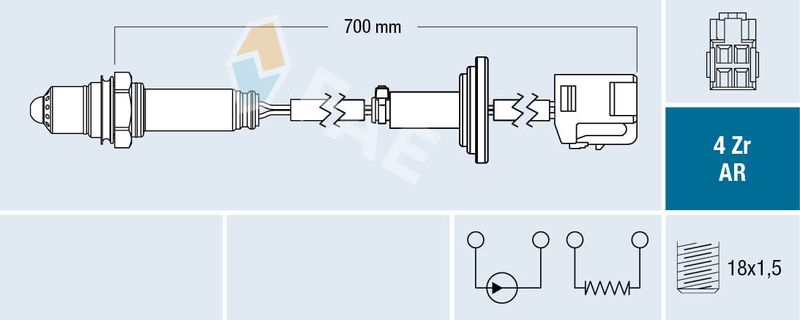 FAE 75638 Lambda Sensor