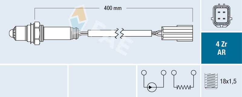 FAE 75640 Lambda Sensor