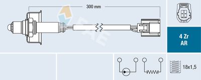 Lambda Sensor FAE 75644