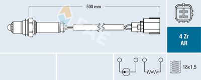 Lambda Sensor FAE 75645