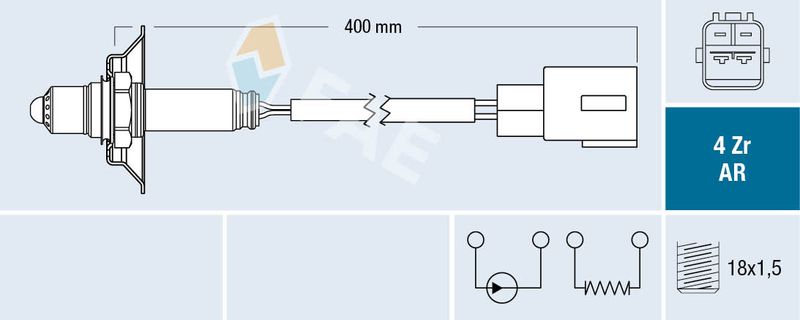 FAE 75650 Oxygen Sensor