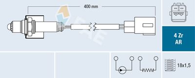 Lambda Sensor FAE 75654