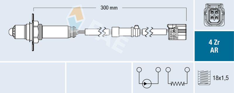 FAE 75678 Lambda Sensor