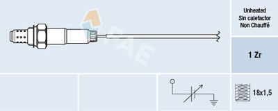 Lambda Sensor FAE 77001
