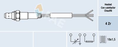 Lambda Sensor FAE 77008
