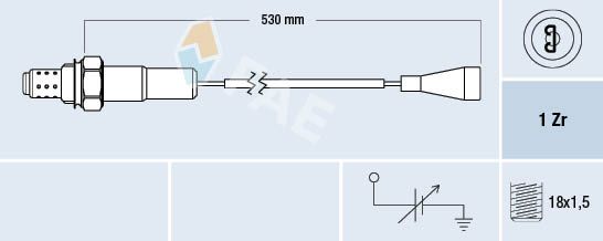 FAE 77100 Lambda Sensor