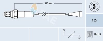 Lambda Sensor FAE 77100