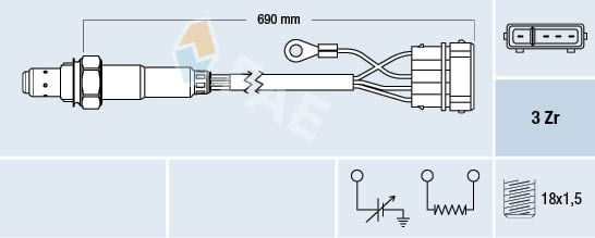 FAE 77111 Lambda Sensor