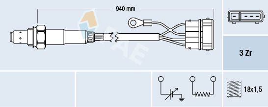 FAE 77112 Lambda Sensor