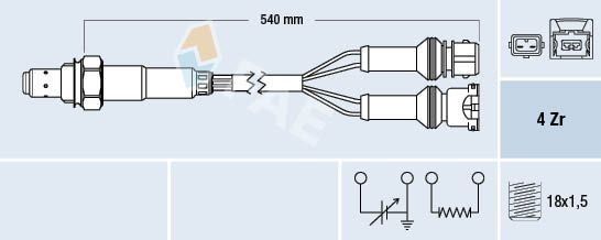 FAE 77123 Lambda Sensor