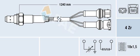 FAE 77125 Lambda Sensor