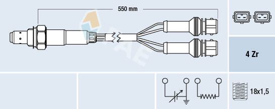 FAE 77126 Lambda Sensor