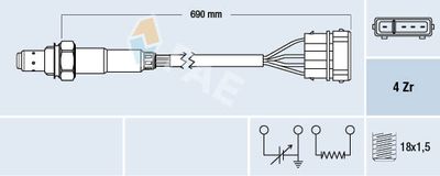 Lambda Sensor FAE 77128