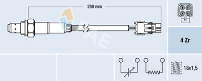 Lambda Sensor FAE 77129