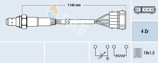 FAE 77130 Lambda Sensor