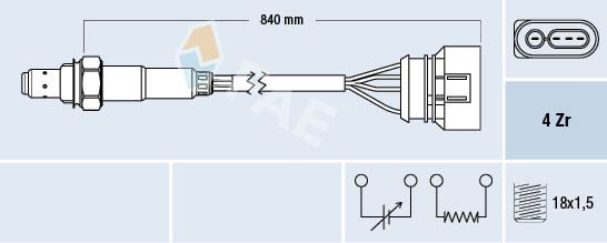 FAE 77133 Lambda Sensor