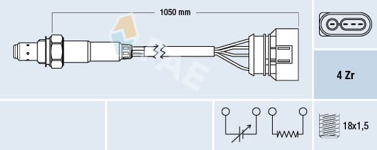 FAE 77134 Lambda Sensor