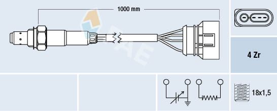 FAE 77137 Lambda Sensor