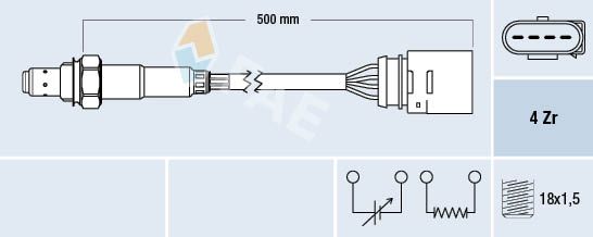 FAE 77138 Oxygen Sensor