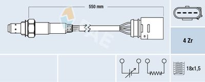 Lambda Sensor FAE 77150