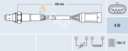 FAE 77152 Lambda Sensor