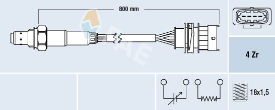 FAE 77157 Lambda Sensor