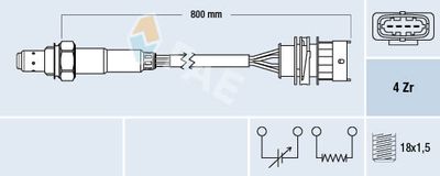 Lambda Sensor FAE 77157
