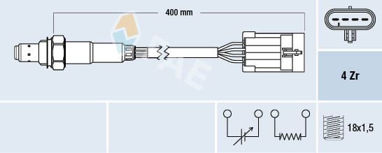 FAE 77158 Oxygen Sensor
