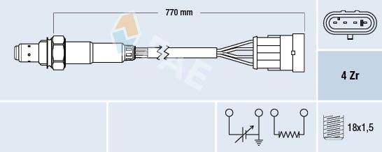 FAE 77160 Lambda Sensor