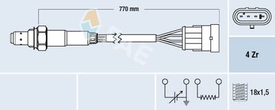 Lambda Sensor FAE 77160