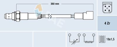 Lambda Sensor FAE 77168