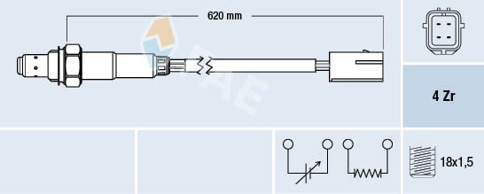 FAE 77177 Lambda Sensor