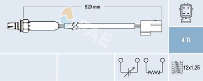 Lambda Sensor FAE 77180
